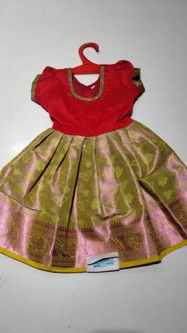 Liya 10255-A Red color Fancy Frock 18 size CM1218508