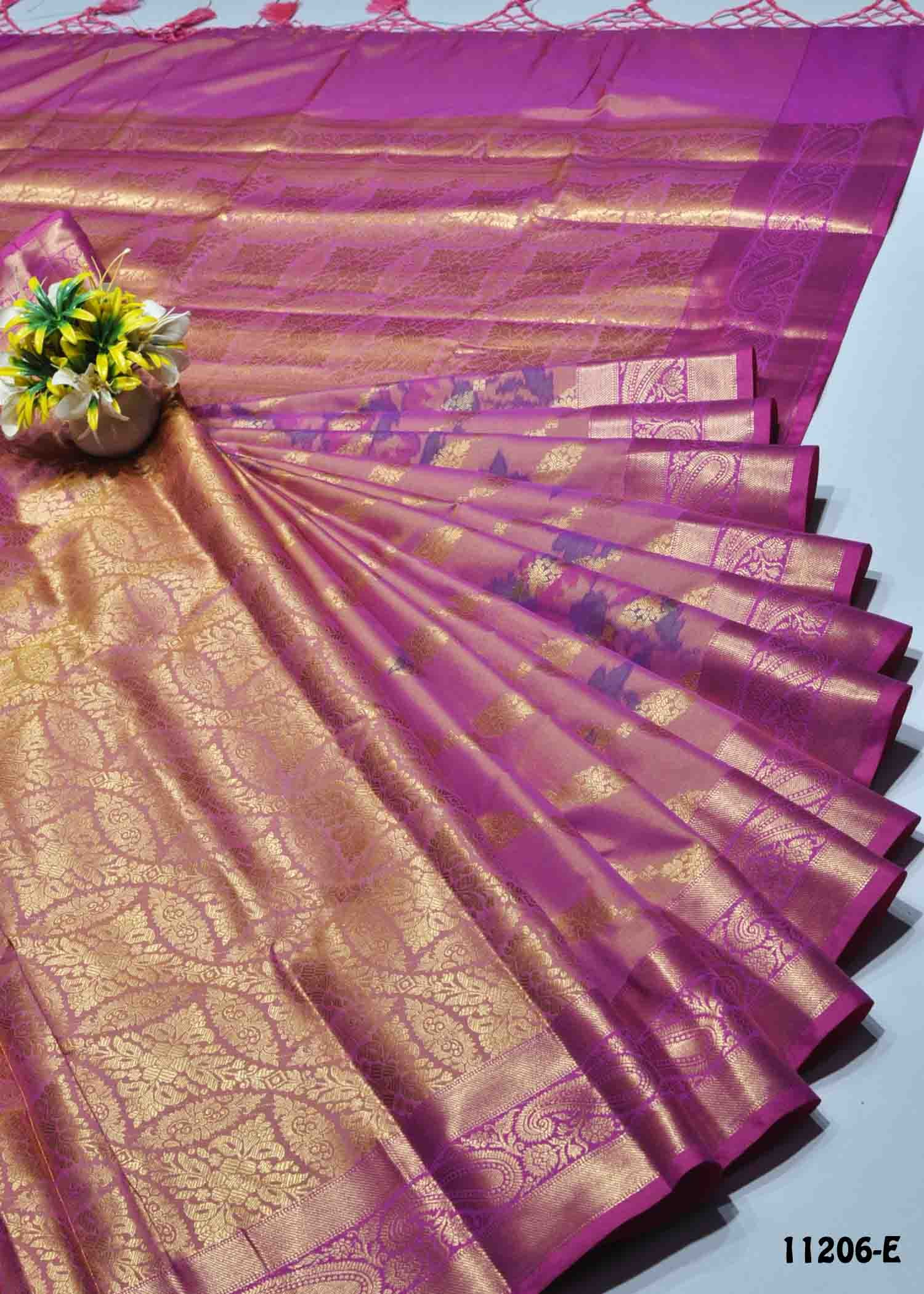 Adhvaitha -11206-E SoftberryPink Color Traditional Look Semi-Soft Silk Saree CM1311513 (RR3D)
