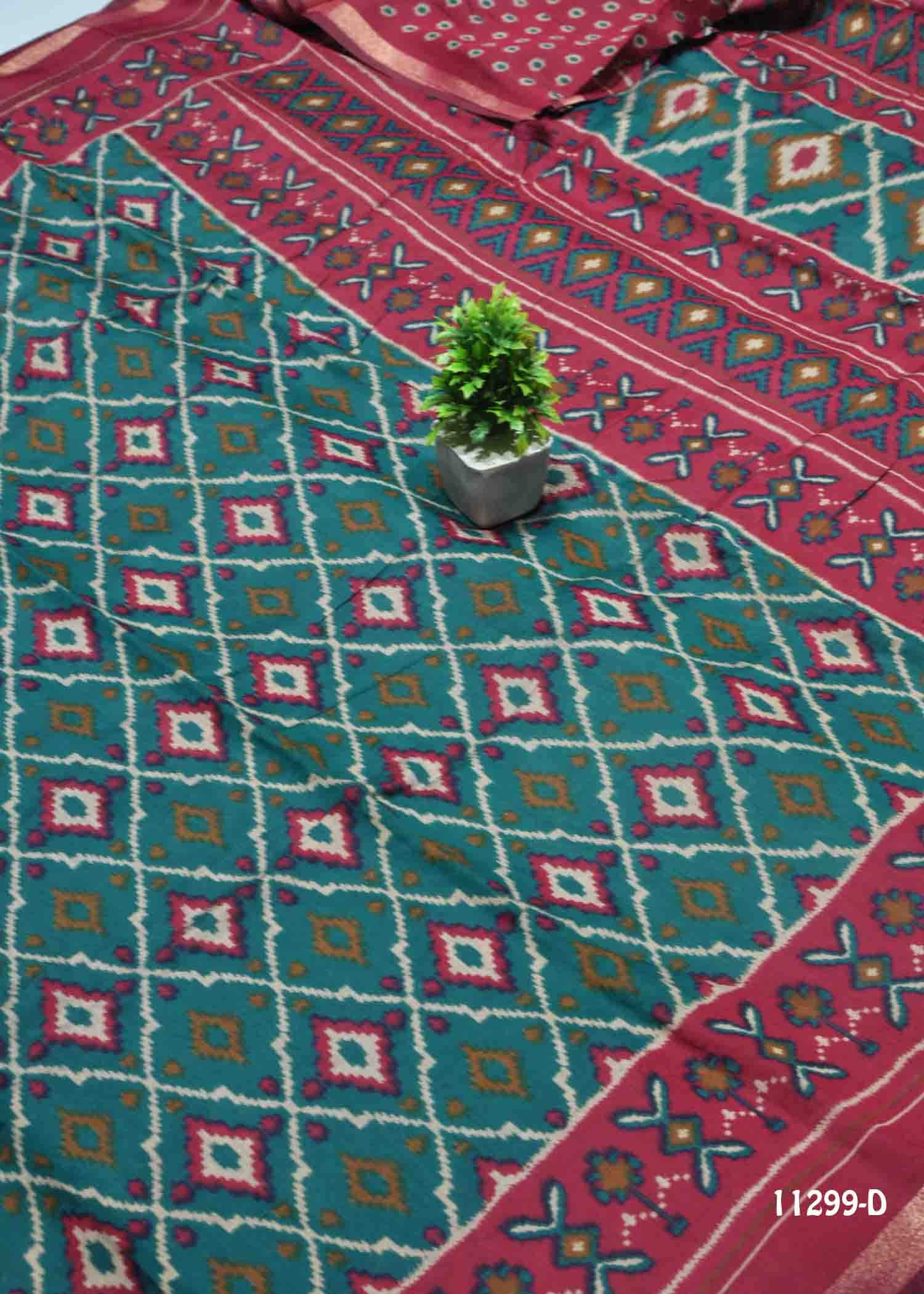 Mythili -11299-D PineGreen Color New Arrival Dola Silk Saree CM1315309 (LR5E)