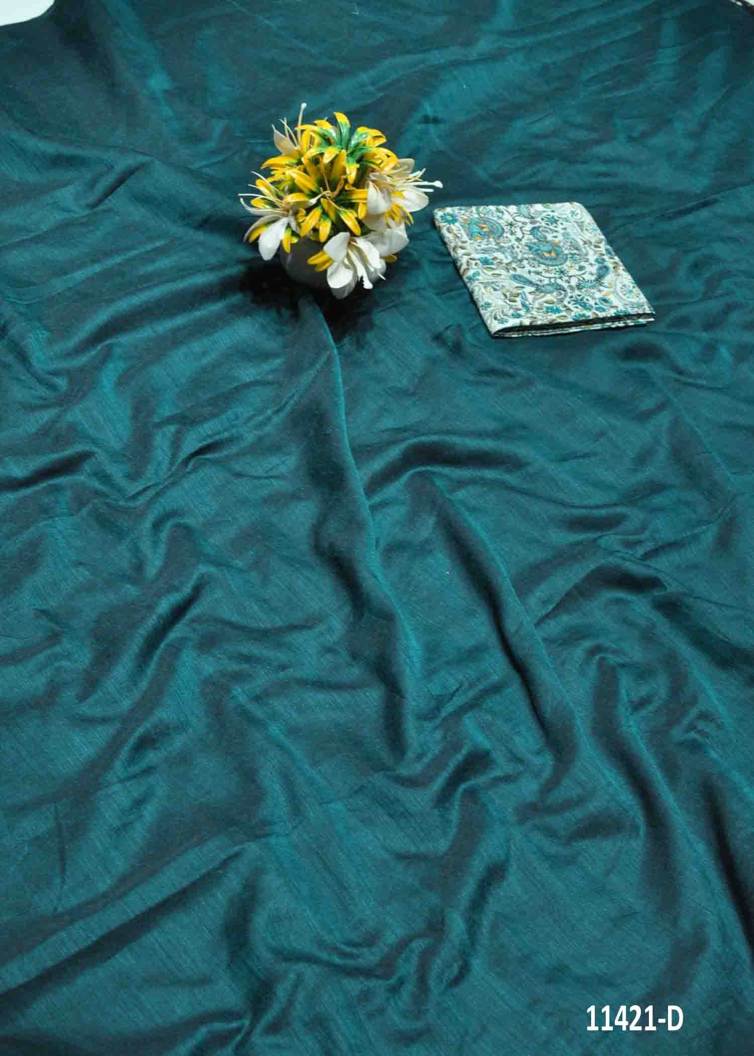 Rachitha -11421-D Green Color Handloom Cotton saree CM1308416 (RR6B)