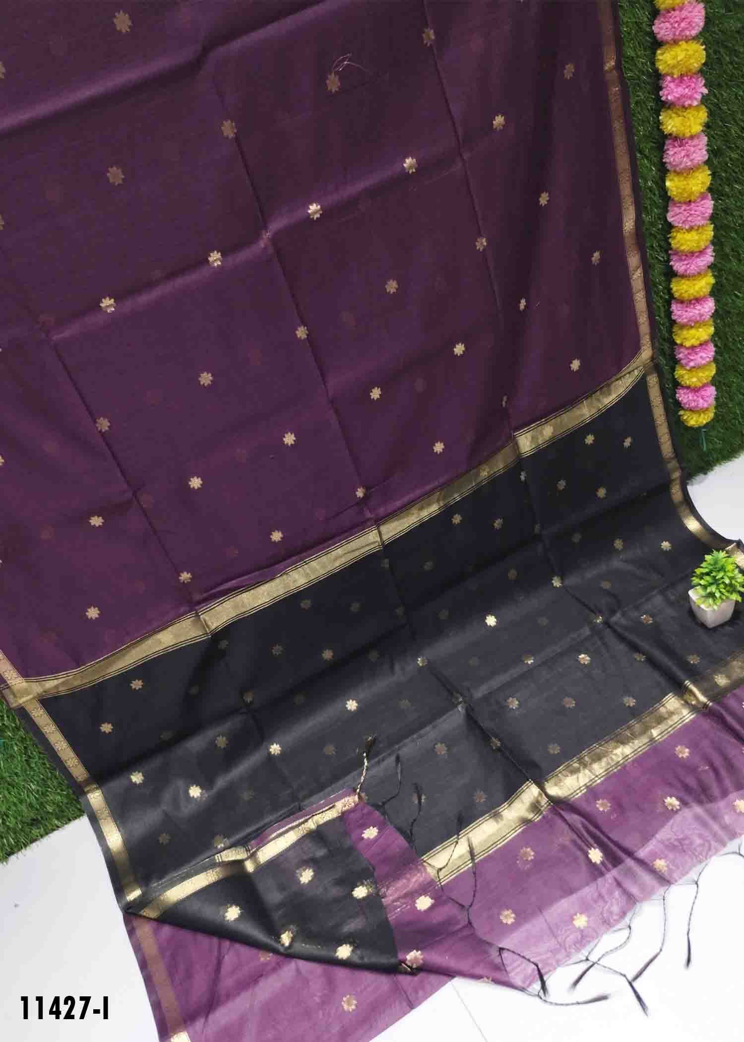 Amira -11427-I Purple Color Elagant Traditional Look Maheswari Silk Cotton Saree CM1295618 (RR13D)