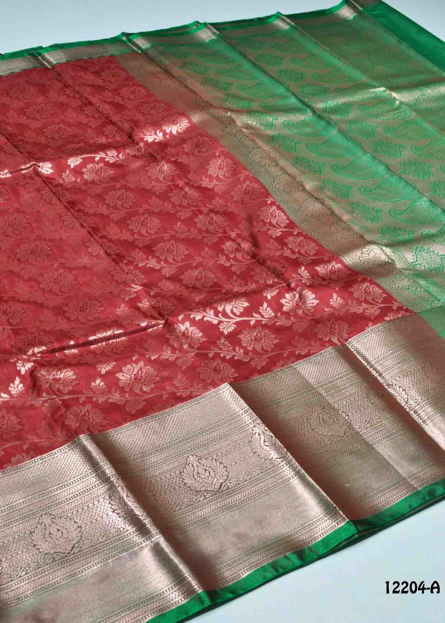 Dikshitha - 12204-A Maroon Color Excellent Traditional Raw Silk Saree CM1305538 (RR3C)