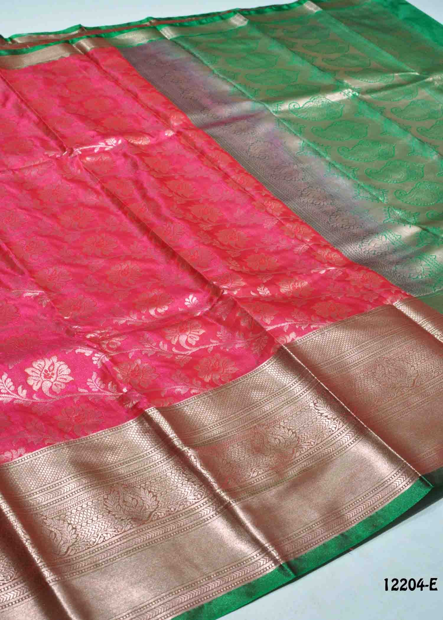 Dikshitha - 12204-E Dark Pink Color Excellent Traditional Raw Silk Saree CM1305538 (RR3C)