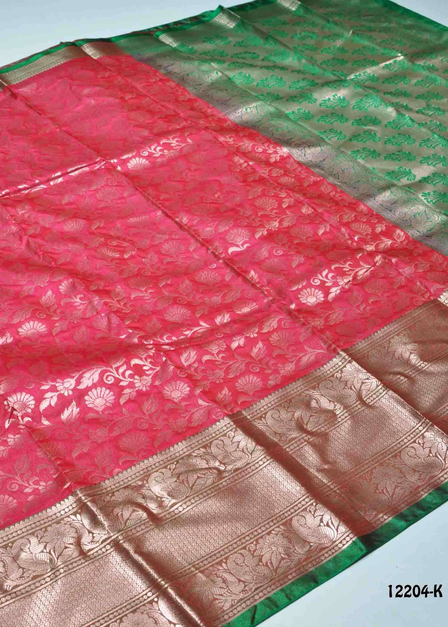Dikshitha - 12204-K Red Color Excellent Traditional Raw Silk Saree CM1305538 (RR3C)