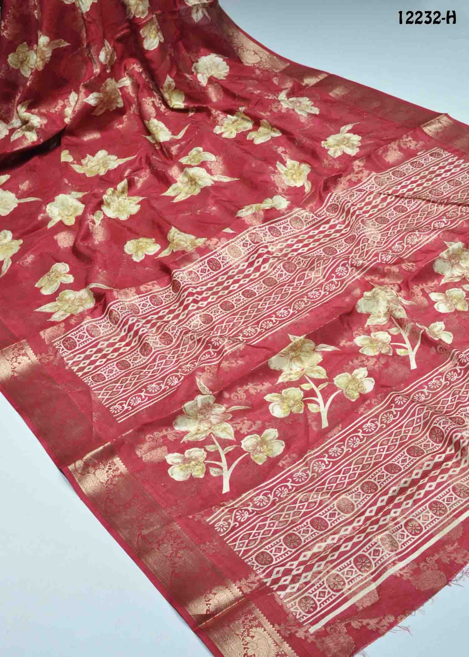 Mahika -12232-H Red Color Trendy Dola Silk Saree CM1321635 (RR5E)