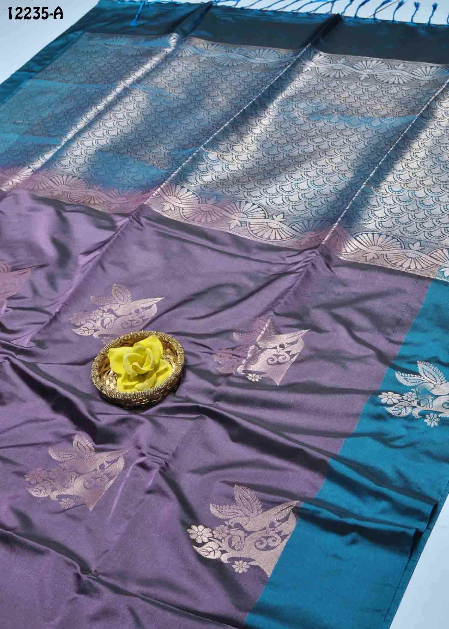 Pugazhini -12235-A ThistlePurple Color Traditional Look Semi-Soft Silk Saree CM1279808 (RR3C)