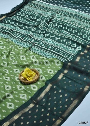 Azhiyarasi -12245-F  lightGreen Color New Arrival Moss Chiffon Saree CM1324195 (RR6D)