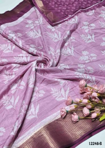 Shivangi - 12248-B   MauvePurple  Color Trendy Dola Silk Saree CM1323551 (RR6D)