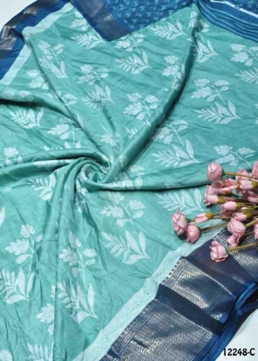 Shivangi - 12248-C   PistachioGreen Color Trendy Dola Silk Saree CM1323551 (RR6D)