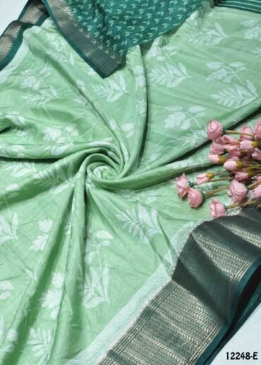 Shivangi - 12248-E   CeladonGreen Color Trendy Dola Silk Saree CM1323551 (RR6D)