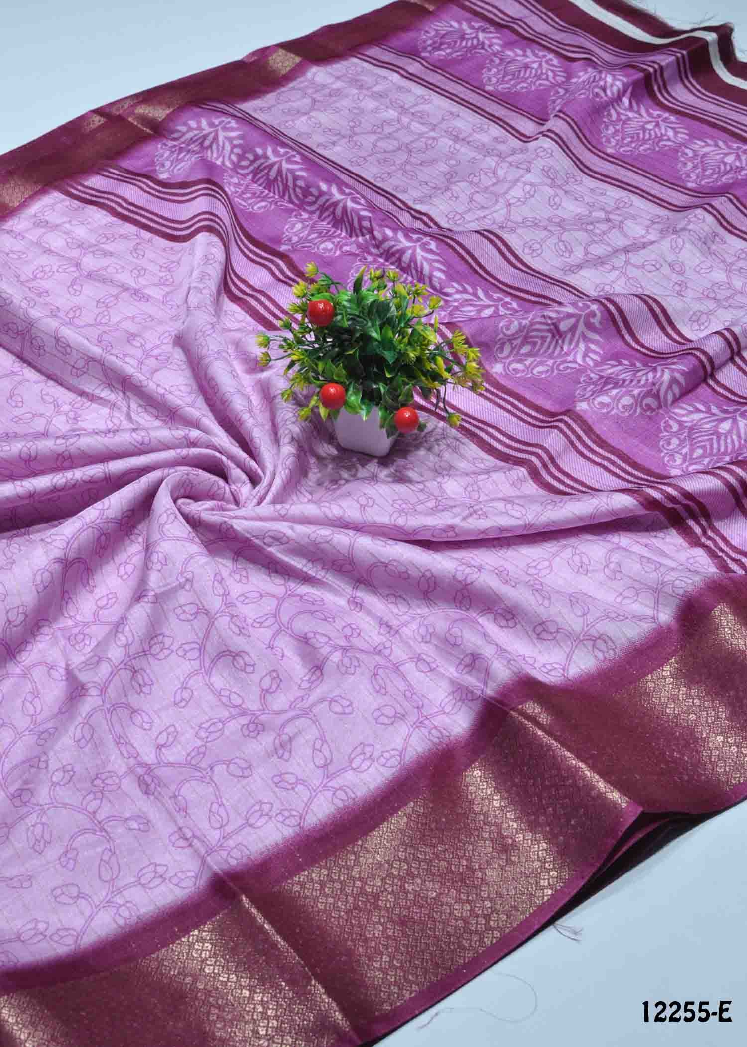 Arshia - 12255-E MauvePurple Color Trendy Dola Silk Saree CM1316755 (RR6E)