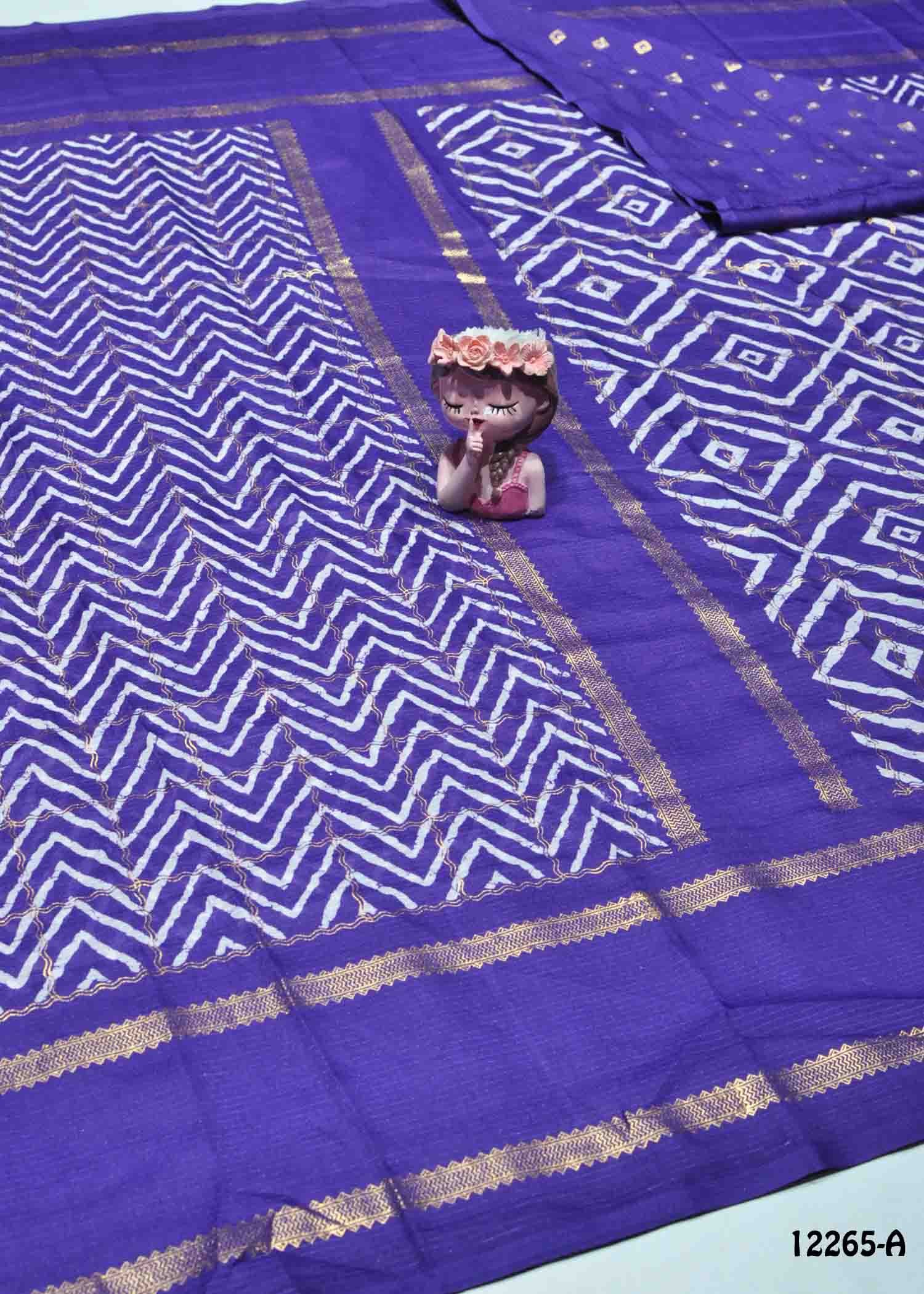 lirisha -12265-A Violet Color Excellent Soft Synthetic Saree CM1324775 (RR9B)