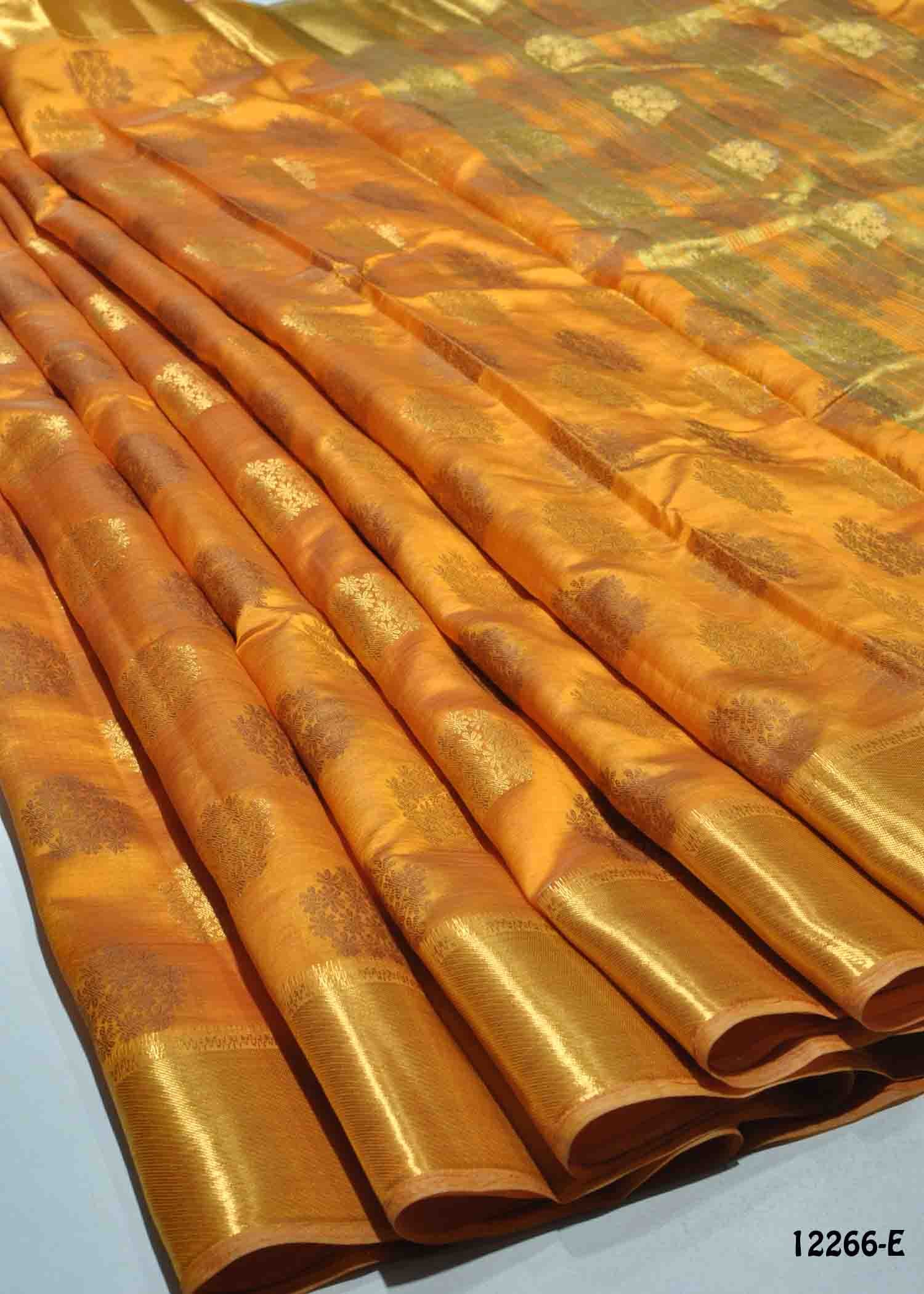 Litija - 12266-E DarkYellow Color Excellent Traditional Raw Silk Saree CM1324735 (RR2D)