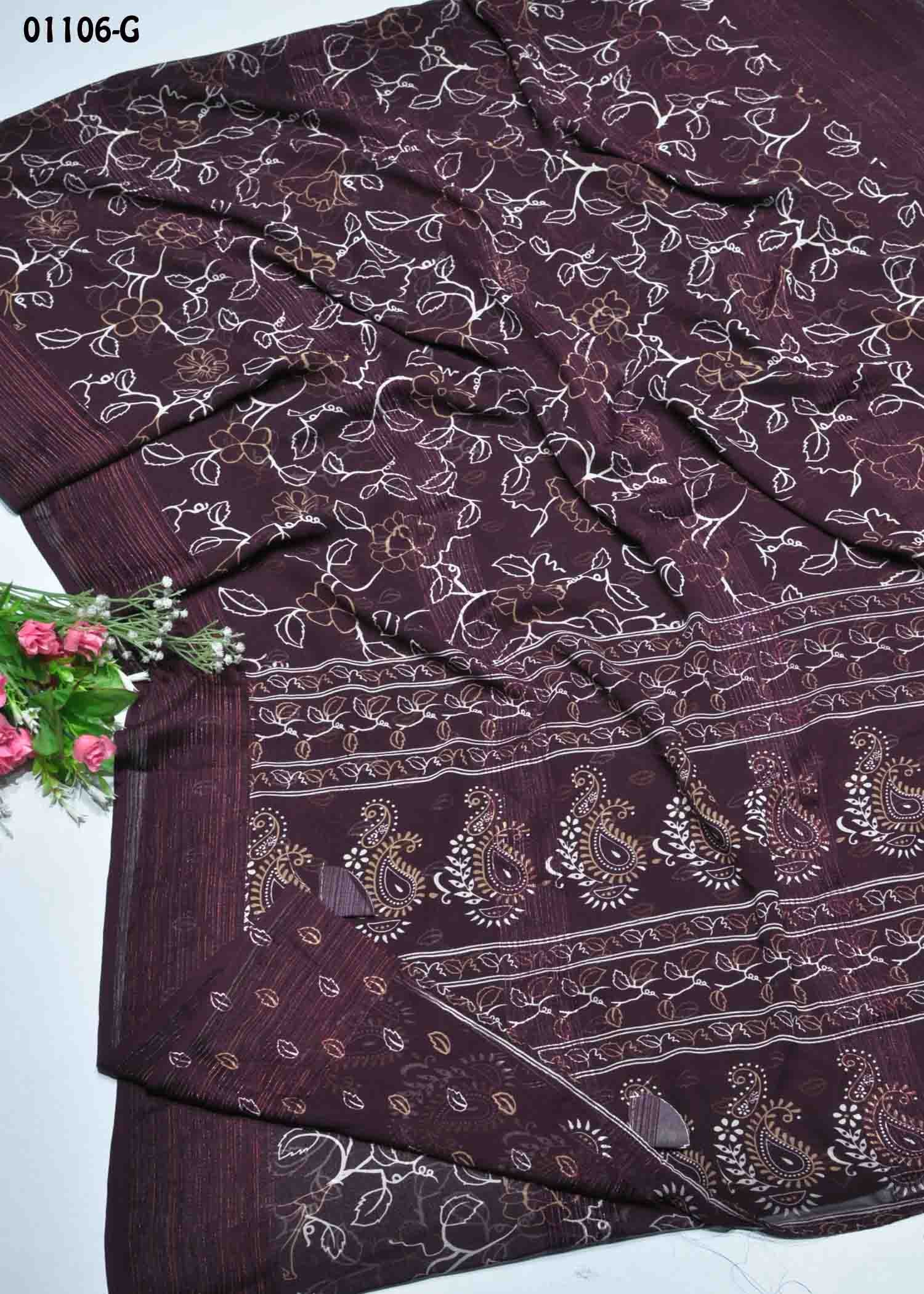 Thanushmitha - 01106-G Purple Color Simply Soft Georgette Saree CM1350669 (LR11D)