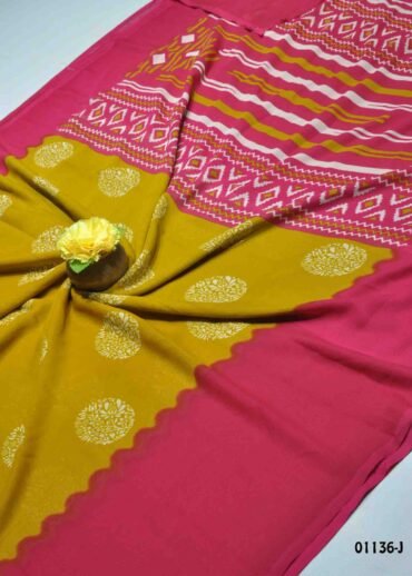 Devika  - 01136-J  Mustard Color Simply Soft Synthetic Saree CM1353356 (LR9E)