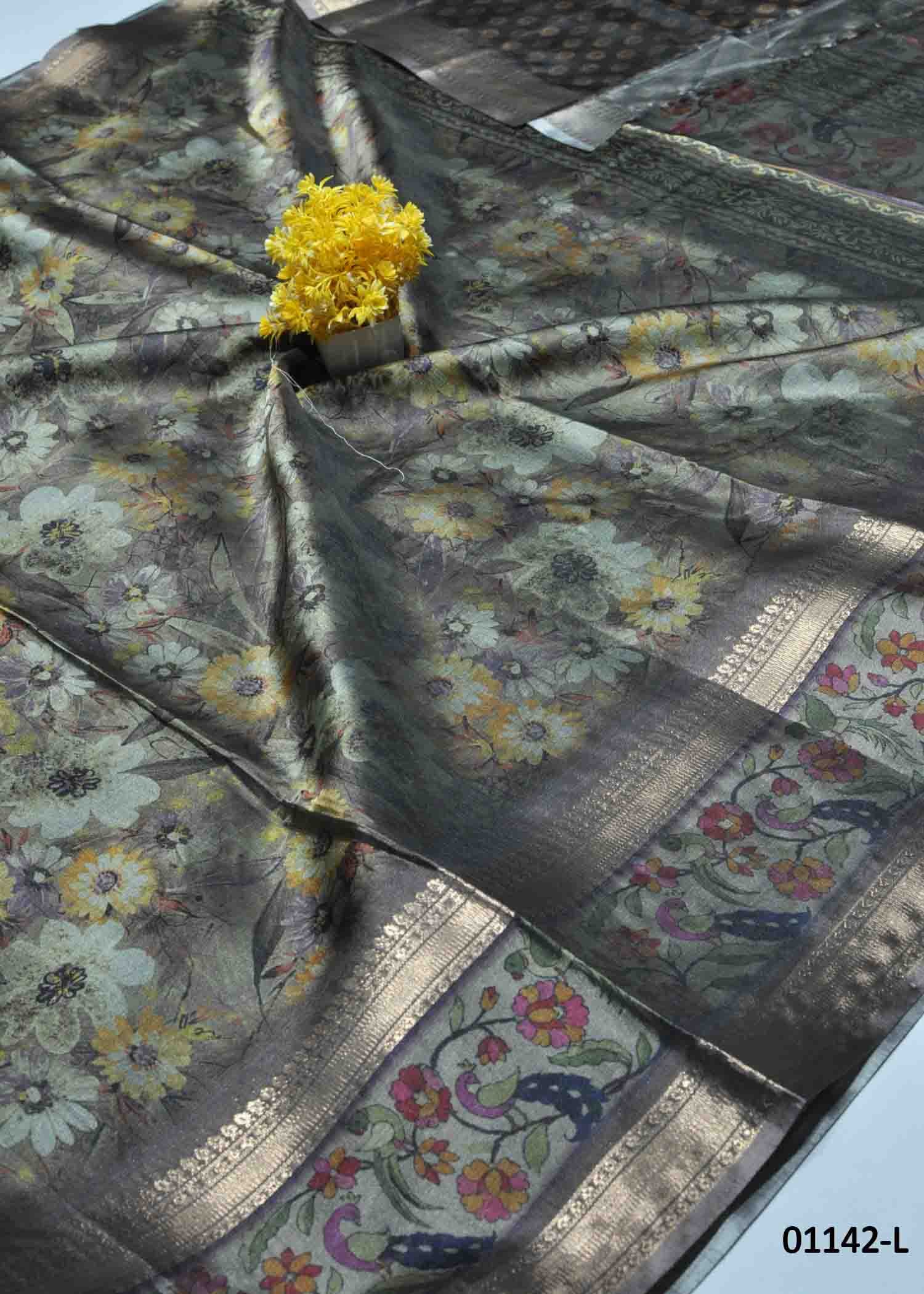 Kalaivani - 01142-L Multi Color Excellent Dola Silk Saree CM1354958 (LR7D)