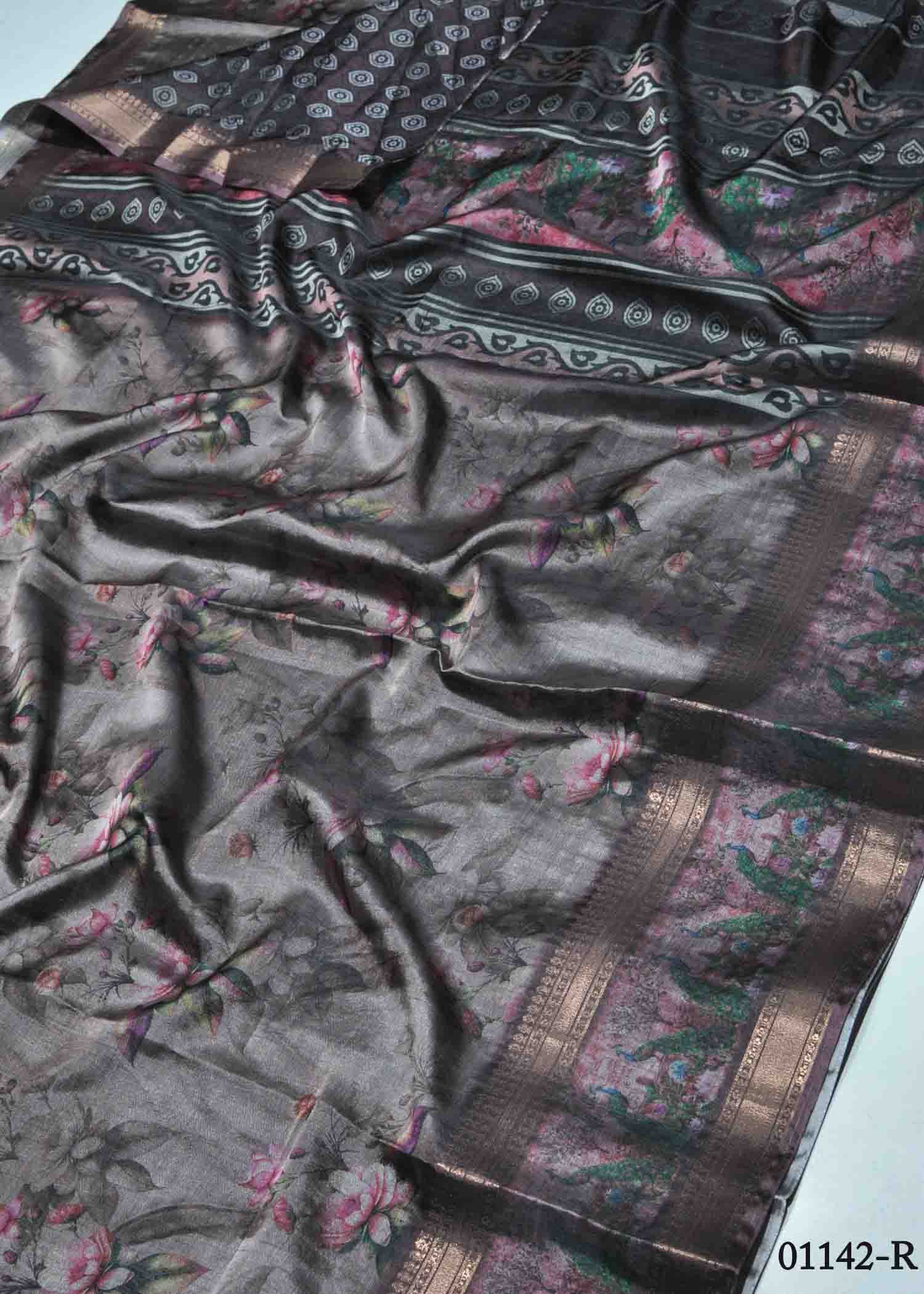 Kalaivani - 01142-R Grey Color Excellent Dola Silk Saree CM1354958 (LR7D)