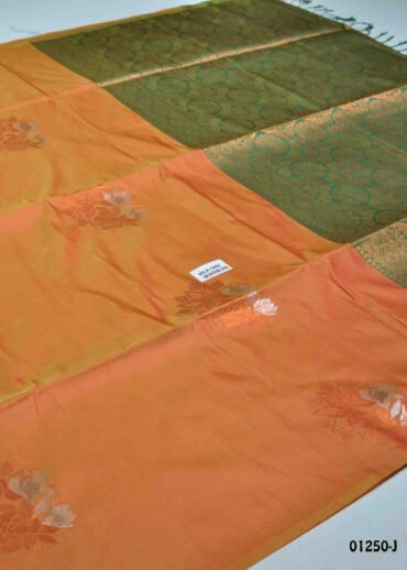 Bairavi -01250-J  DarkYellow Color Traditional Look Banaras Saree CM1326330 (RR2C)