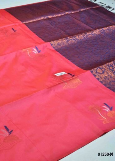 Bairavi -01250-M  DesireRed Color Traditional Look Banaras Saree CM1326330 (RR2C)