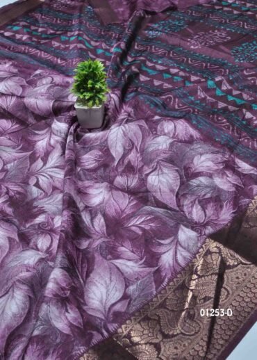 Vikruthya - 01253-D  Purple Color Dola Silk Saree CM1344621 (RR6D)