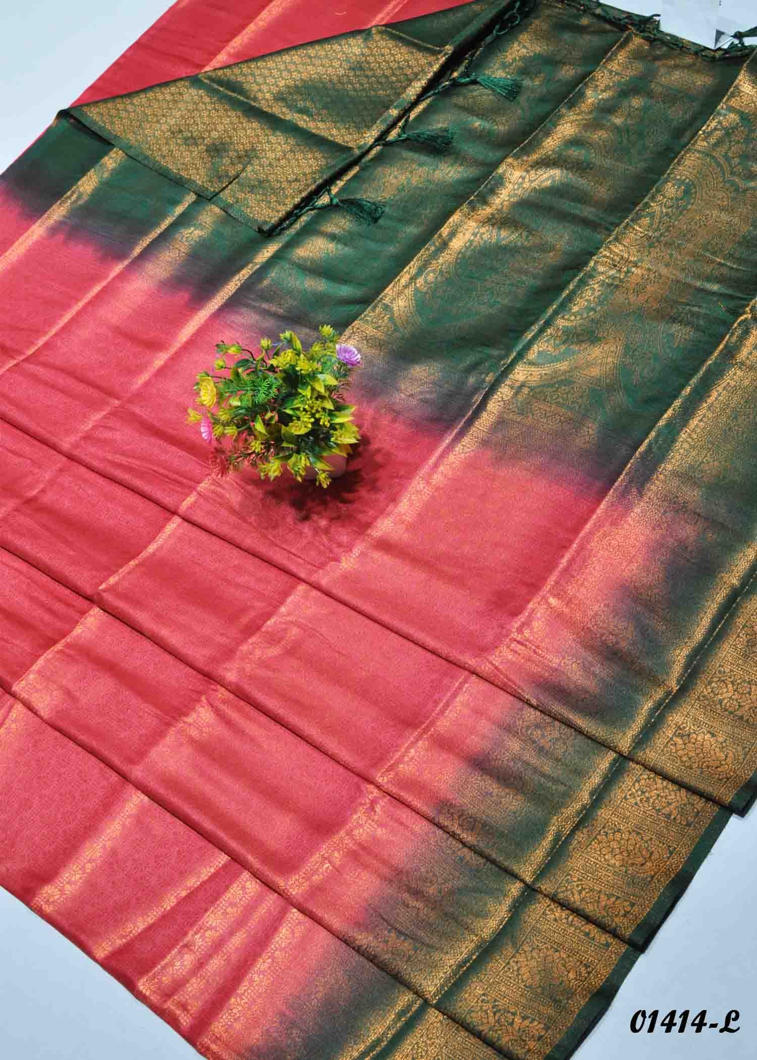 Panchami - 01414-L MerlotRed Color New Arrival Soft Silk Sarees CM1352302 (LR3D)