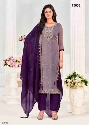 VishnuAayat  -47006 grey Color NC Moss Designer Salwar Material CM1345156