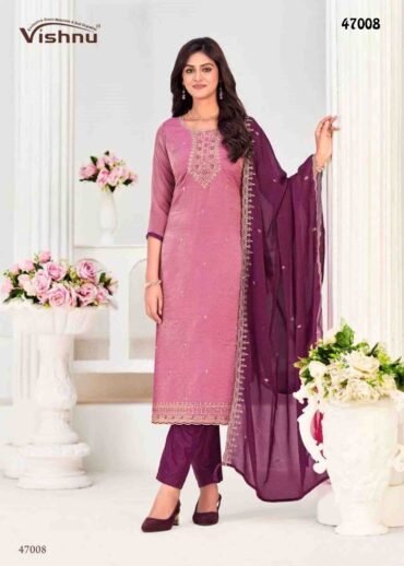 VishnuAayat  -47008Light pink Color NC Moss Designer Salwar Material CM1345156