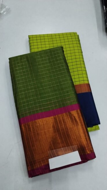 Golden 01205-A Green color fancy banaras sarees CM1354475