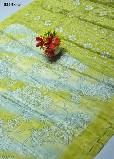 Amirtha  - 02138-G  Green Color Simply Soft Crepe Saree CM1353378 [LR9C]