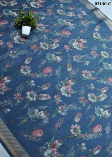 Bairavi  - 02140-C  Blue Color Simply Soft Georgette Saree CM1326097 [LR9E]