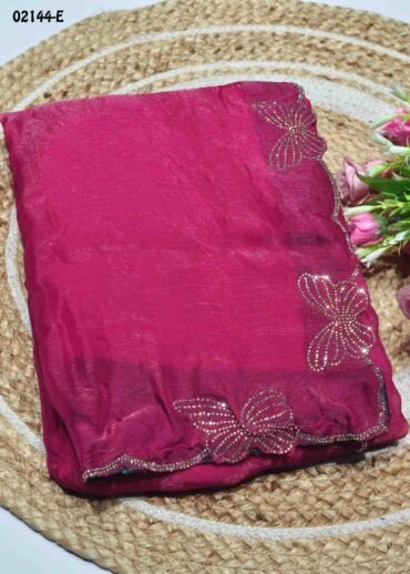 Anushka -02144-E  DarkPink Color Excellent Designer Space Silk CM1368522 [LR8C]