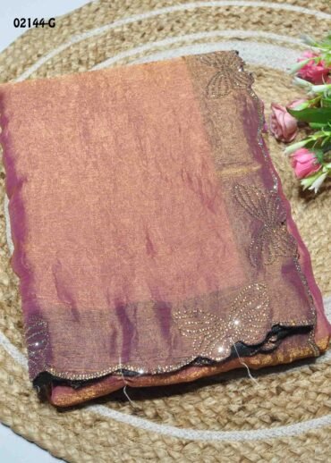 Anushka -02144-G  SalmonPink Color Excellent Designer Space Silk CM1368522 [LR8C]