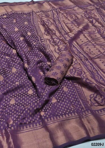 Nanmathi - 02209-J  Purple Color Excellent Brasso Cotton Saree CM1353301 [RR11C]