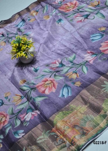 Cheziya -02218-F  Purple Color Fancy Cotton Saree CM1357057 (RR5D)