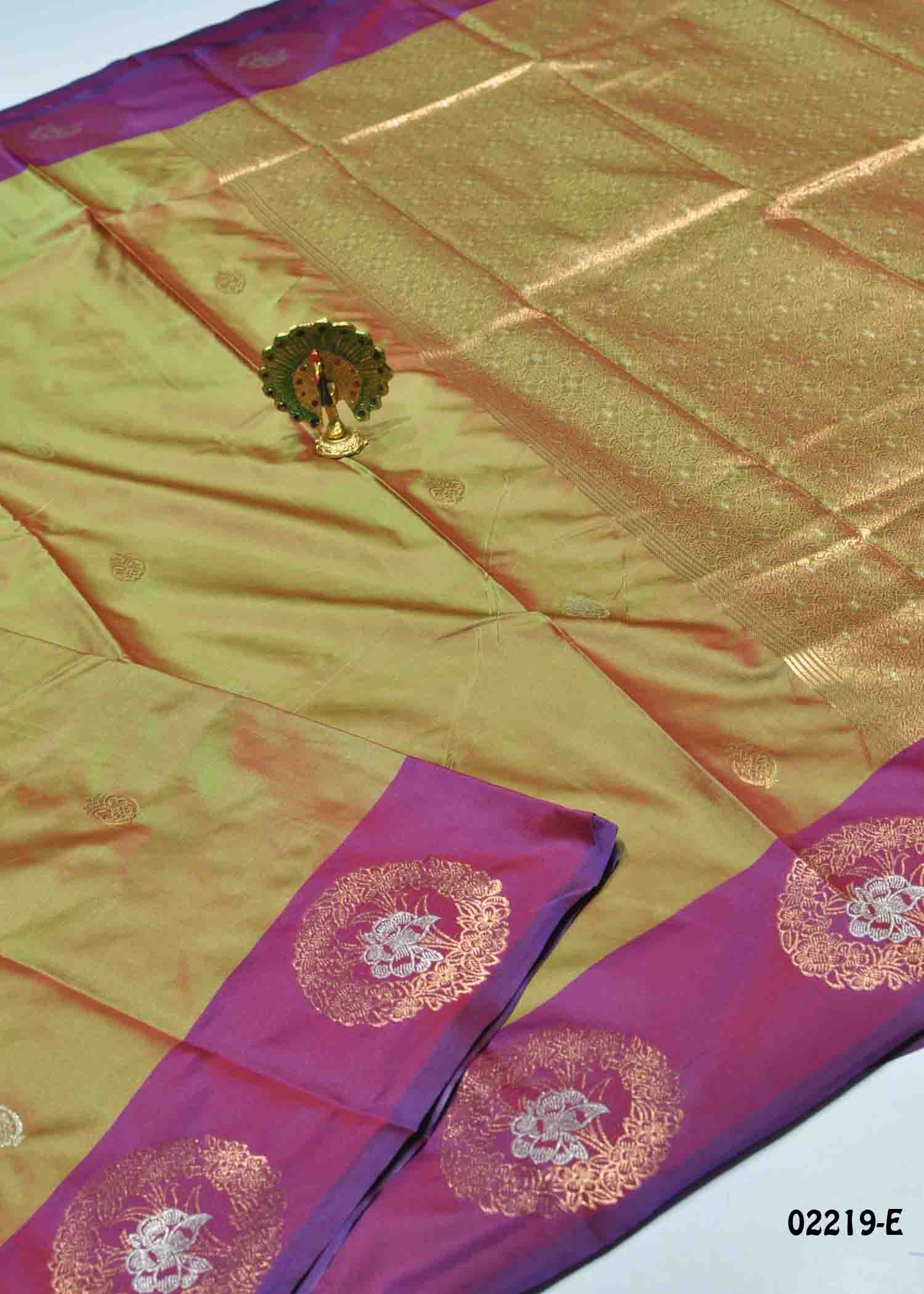 Azhage Azhage - 02219-E DigonGreen Color New Arrival Traditional Look Semi-Banaras Saree CM1357969 (RR1C)