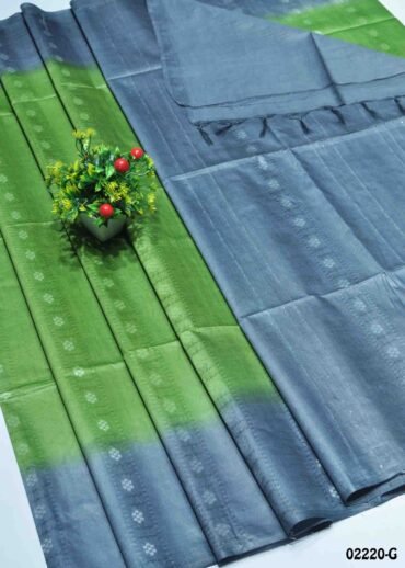 Bhavitha -02220-G   BasilGreen Color Excellent Linen Cotton Saree CM1358454 (RR5E)