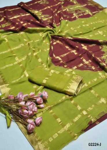 Aazhika -02224-J  Maroon Color Trendy Pure Cotton Saree CM1357921 (RR4D)