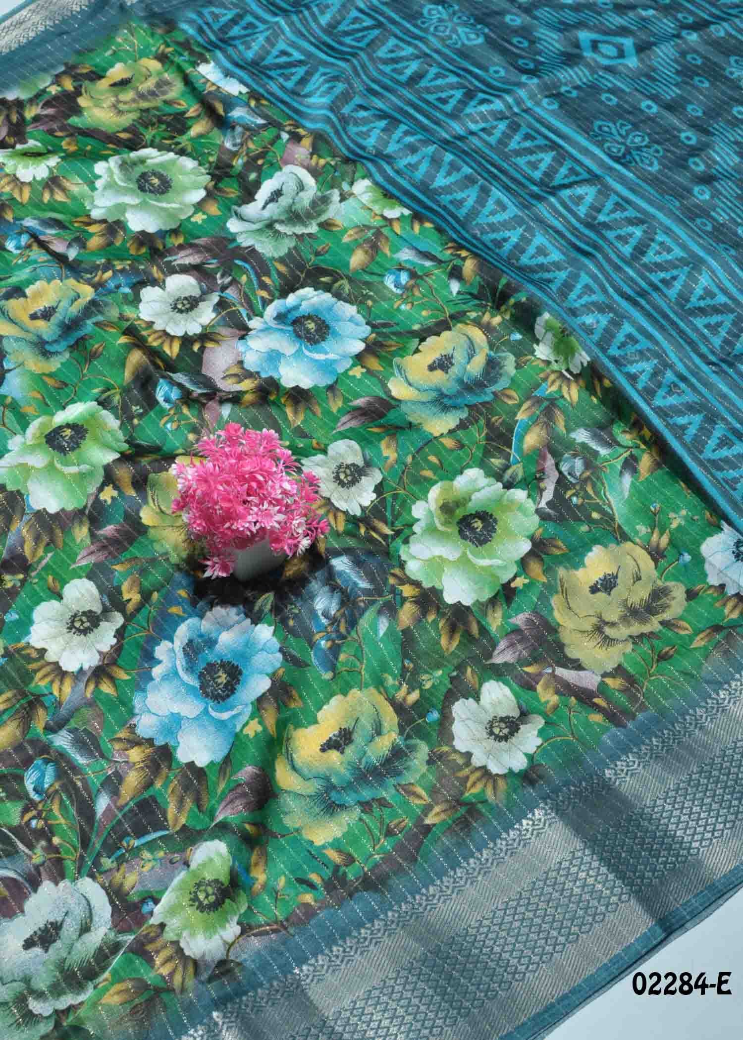 Sindhu - 02284-E Green Color Excellent Dola Silk Saree CM1359655 (RR7C)