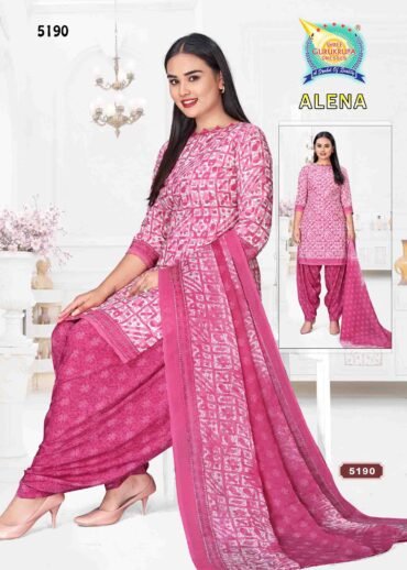 ALENA-5190   Pink Color Synthetic Salwar Material CM1312219 (RR4C)