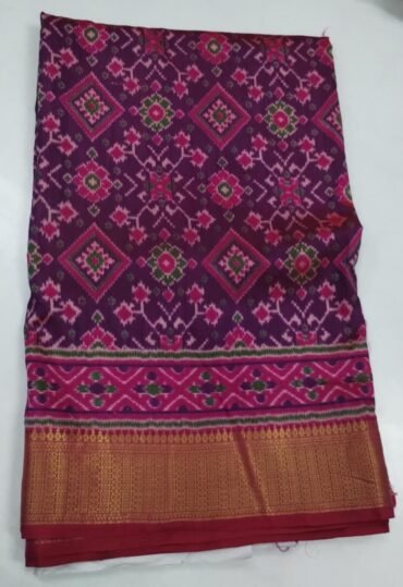 Sana 02725-A Pink color pochampally sarees CM1313669