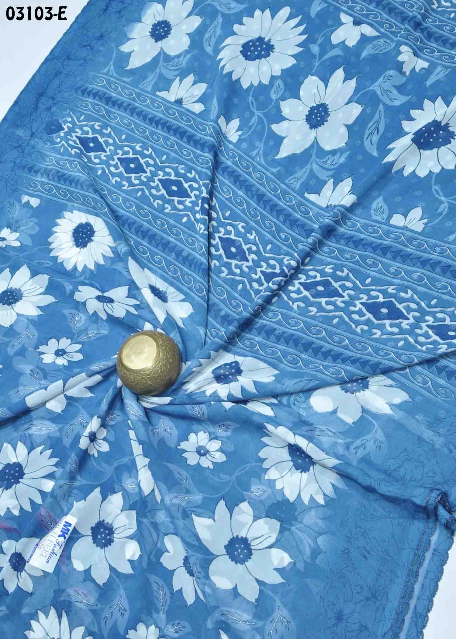 Sunflower -03103-E Blue Color Soft Georgette Saree CM1383722 (LR9E)