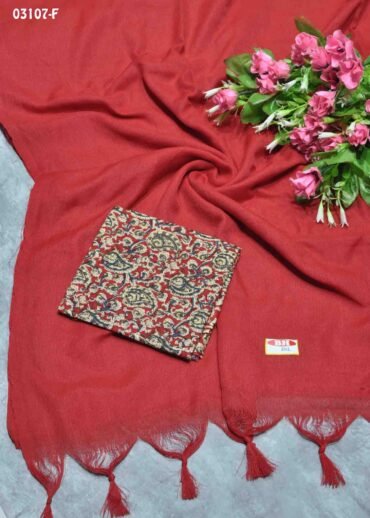 Neerthiha -03107-F  Red Color Trendy Soft Handloom Cotton Saree CM1364761 (LR5E)
