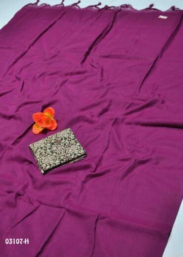 Neerthiha -03107-H  Magenta Color Trendy Soft Handloom Cotton Saree CM1364761 (LR5E)
