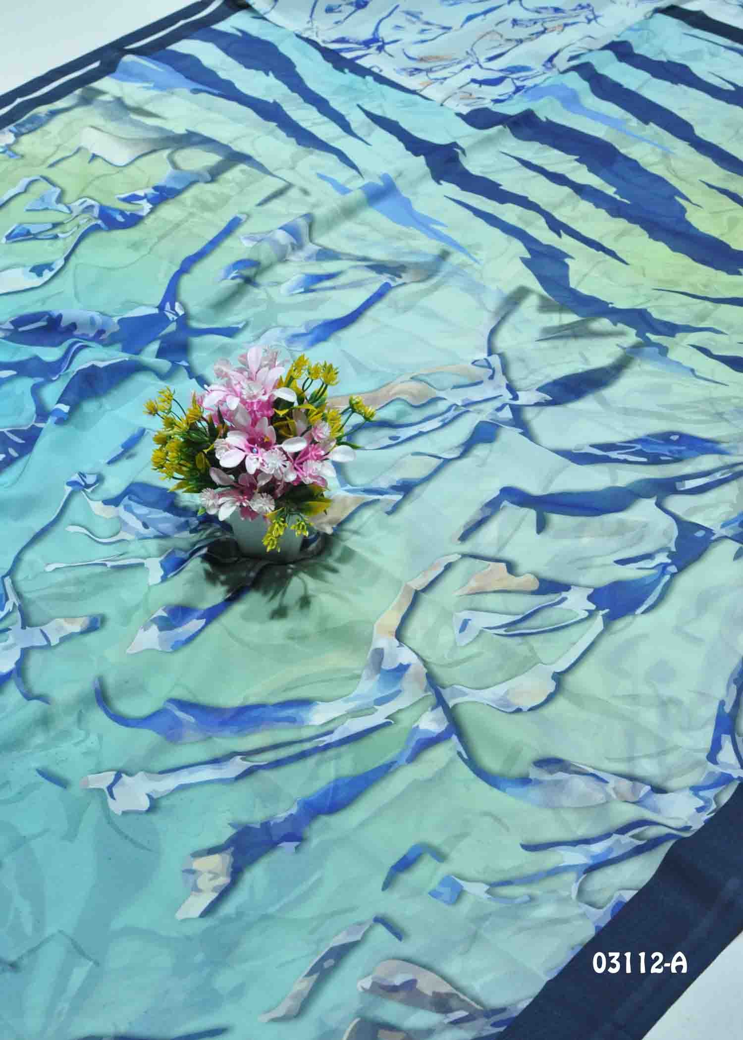 Sayanthika -03112-A Multi Color Digital Print Soft Georgette Saree CM1384369 (LR11E)