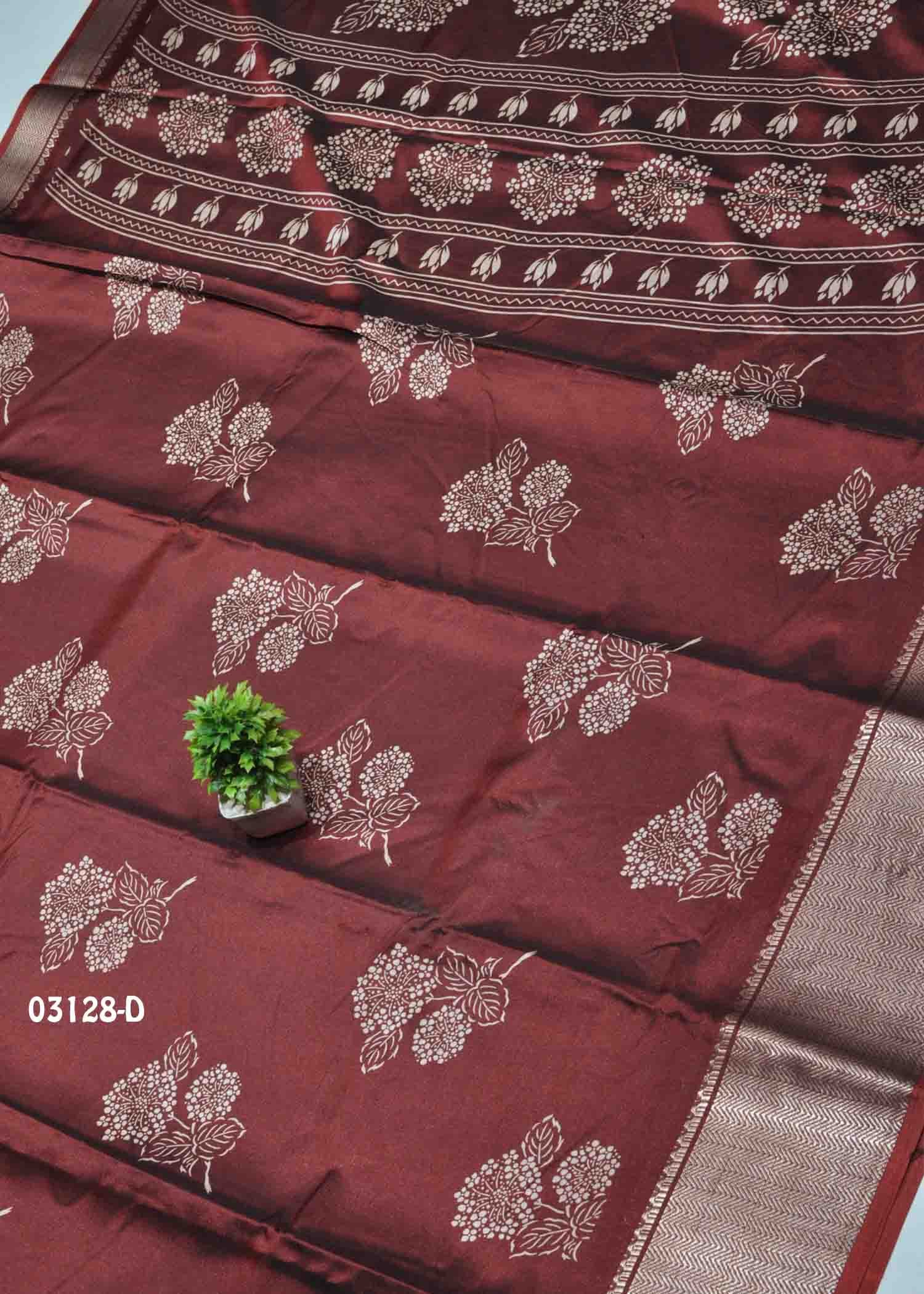 Haashini -03128-D Maroon Color Trendy Dola Silk Saree CM1384338 (LR9B)