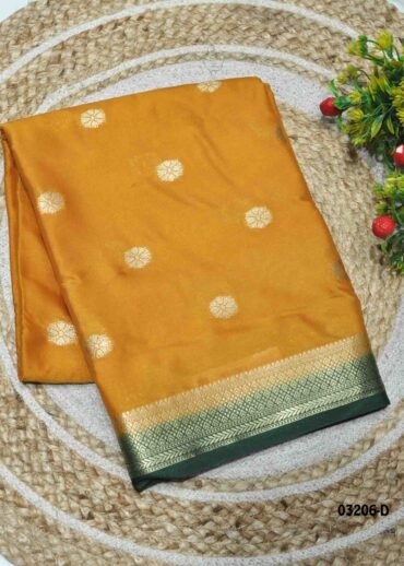 Niranjana - 03206-D  Mustard Color Excellent Traditional Crepe Silk Saree CM1371482 (RR3D)
