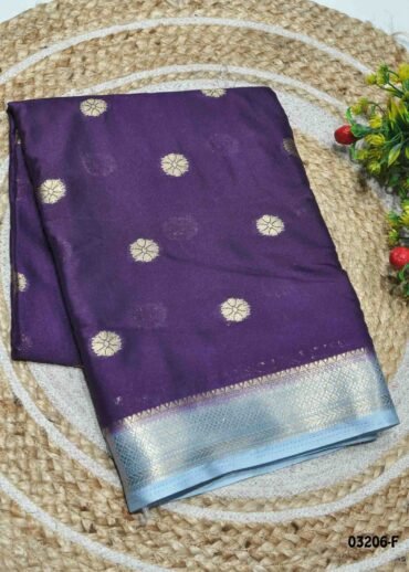 Niranjana - 03206-F  DeepPurple Color Excellent Traditional Crepe Silk Saree CM1371482 (RR3D)