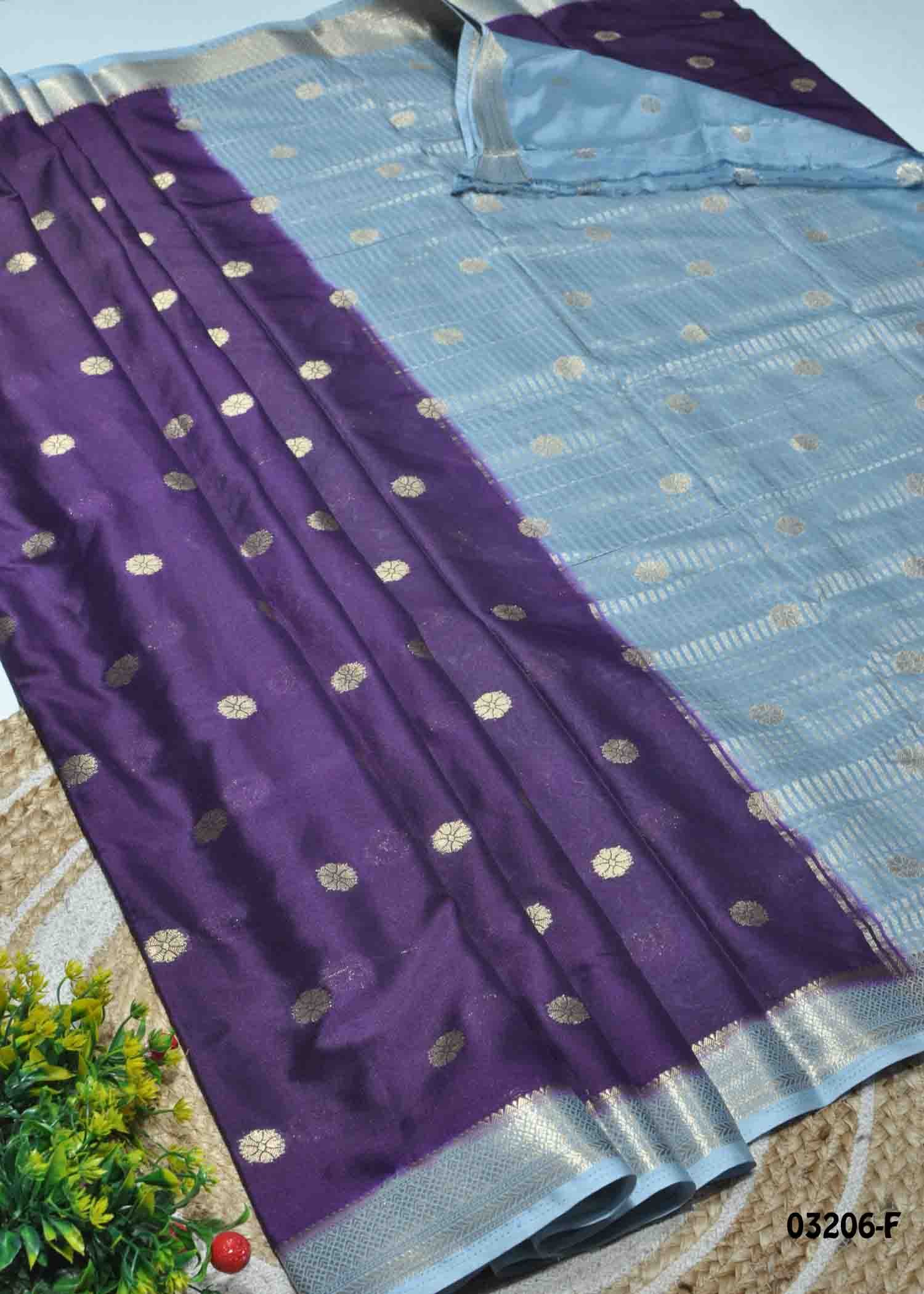 Niranjana - 03206-F DeepPurple Color Excellent Traditional Crepe Silk Saree CM1371482 (RR3D)