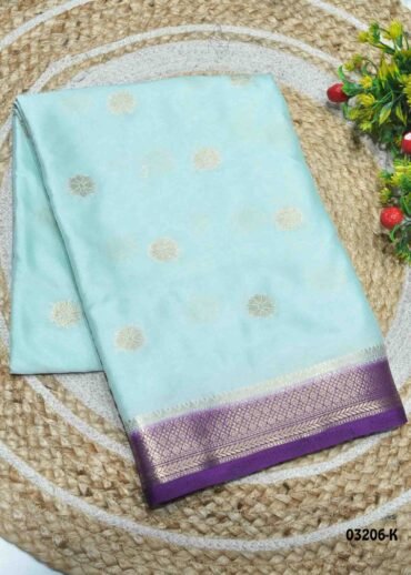 Niranjana - 03206-K  CelesteBlue Color Excellent Traditional Crepe Silk Saree CM1371482 (RR3D)