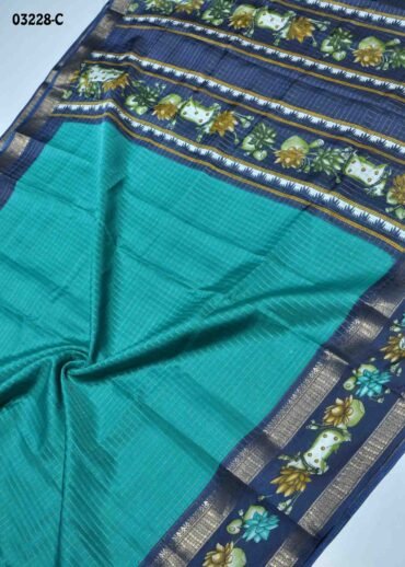 Tom-Jerry -03228-C  PineGreen Color Excellent Dola Silk  Sarees CM1370880 (RR5D)